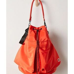 FP Movement by Free People Mega Boost Red Orange Drawstring Tote